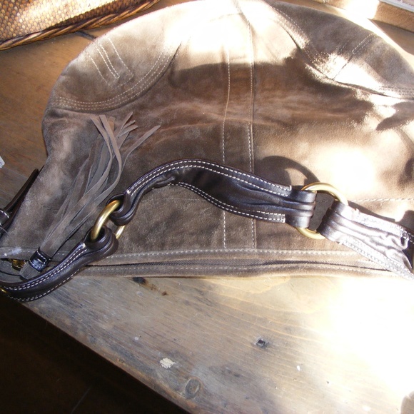 COACH SUEDE BAG - Picture 6 of 7